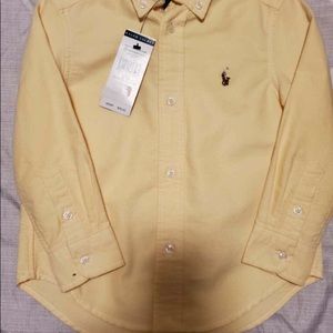 With tags Ralph Lauren button down shirt